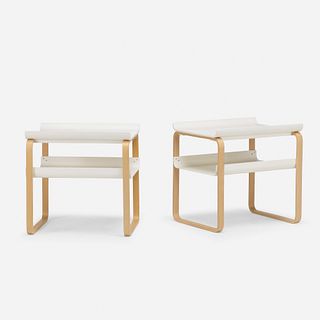 Alvar Aalto, occasional tables model 915, pair