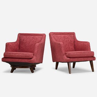 Edward Wormley, lounge chairs model 5609, set of two