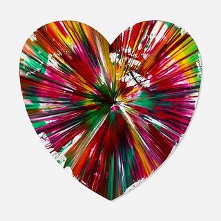 Damien Hirst, Heart Spin Painting