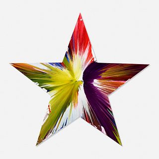 Damien Hirst, Star Spin Painting