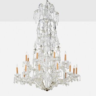 In the manner of Baccarat, Monumental chandelier