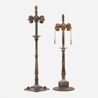 Oscar Bach, table lamps, set of two