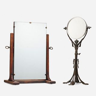 British, mirrors, set of two