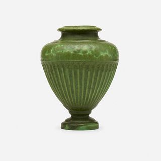 Grueby Faience Company, fluted vase