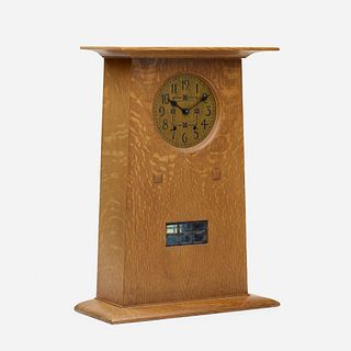 L. & J.G. Stickley, mantel clock