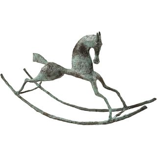GERMÁN VENEGAS, Untitled, from the project Y también son caballos, Signed, Bronze sculpture 23 / 25, 12.2 x 23.2" (31 x 59 cm)