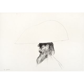 RAFAEL CORONEL, Untitled, Signed, Ink on paper, 16.4 x 23.2" (41.8 x 59 cm), Certificate