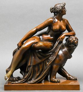 Ariadne on the Panther Bronze After Von Dannecker