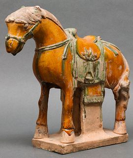 Chinese Ming Dynasty Sancai Glazed Horse