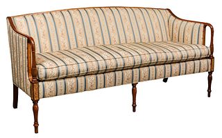 Southwood Sheraton Style Mahogany Frame Sofa