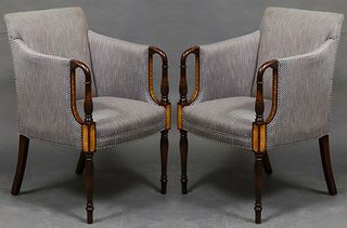 Southwood Sheraton Style Armchairs, Pair