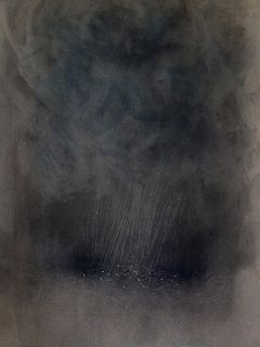 Mary Dondero, Lurking Fear. Squall on Narragansett, 2017, Pastel and Pencil Drawing