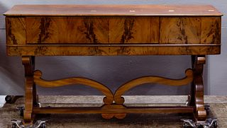 Edwardian Maple Spinet Desk