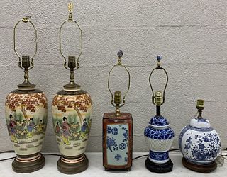 Asian Style Table Lamp Assortment