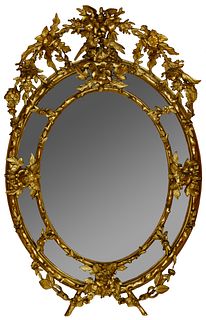 Gilt Wood Carved Mirror