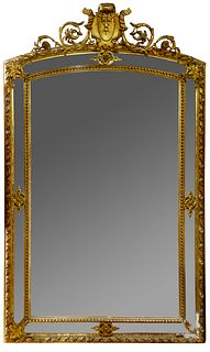 Gold Square Mirror