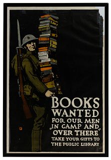 Charles Buckles Falls (American, 1874-1960) 'Books Wanted' Poster