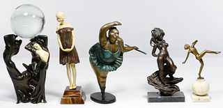 Bronze Female Statuary Assortment