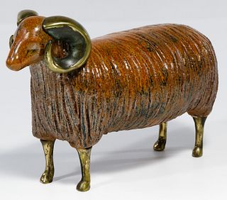 Loet Vanderveen (American, 1921-2015) Bronze Sheep