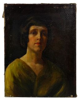 McCord Chapman (American, 20th Century) 'Portrait of Woman' Oil on Canvas
