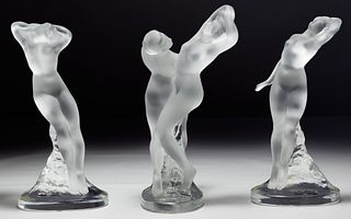 Lalique Crystal Dancer Figurines Assortment