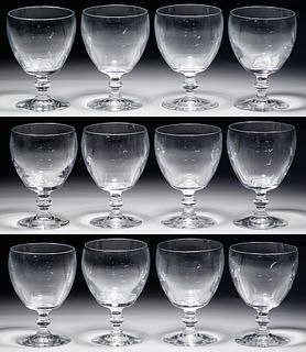 Frederick Carder for Steuben '6268' Glass Water Goblets