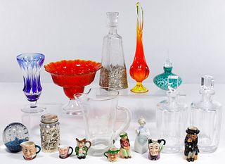 Porcelain, Crystal and Glass Assortment