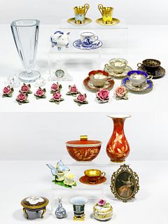 Porcelain and Crystal Assortment
