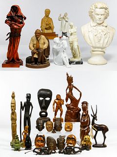Figurine and Decorative Object Assortment