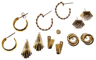 14k Gold Earring and Earring Jacket Assortment