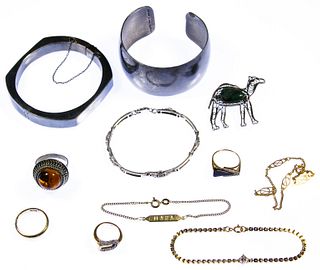 14k Gold and Sterling Silver Jewelry Assortment