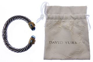 David Yurman 18k Gold and Sterling Silver Bracelet