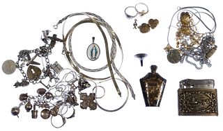 10k / 9k Gold, Sterling Silver and Costume Jewelry Assortment