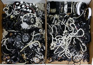 Black and White Costume Jewelry Assortment