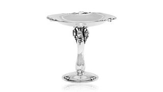 Early Georg Jensen Sterling Silver Blossom Tazza #2