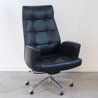 De Sede Metal and Leather 'DS-257' Desk Chair 