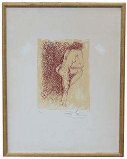 Salvador Dali (1904 - 1989) Nude Lithograph