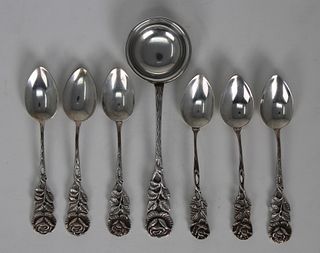 (7) .800 Antiko Silver Spoons