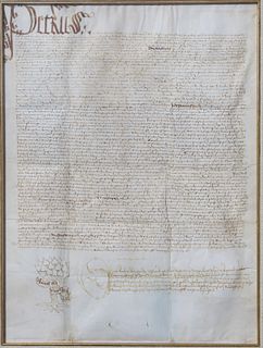 Original 1461 Italian Florentine Document