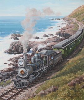 J. Craig Thorpe (B. 1948) "Hawaii Locomotive"