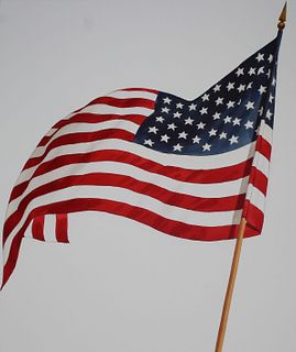 Tom McNeely (B. 1935) "U.S. Flag"