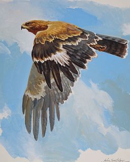 John Swatsley (B. 1937) "Tawny Eagle"