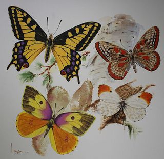Lyle Tayson (1924 - 2014) "Butterflies"