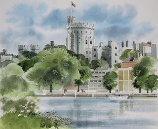 Ronald Maddox (B. 1930) Windsor Castle in England