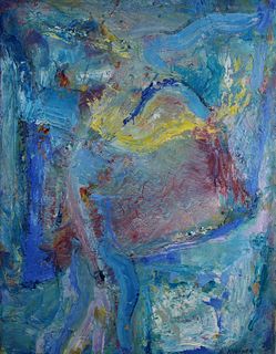 Thomas Koether (NY, FL b. 1940) "Blue Riff"