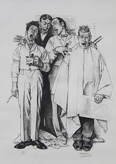 Norman Rockwell "Barbershop Quartet" (A/P)