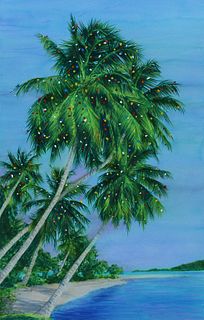Chris Calle (B. 1961) Marshall Islands Christmas