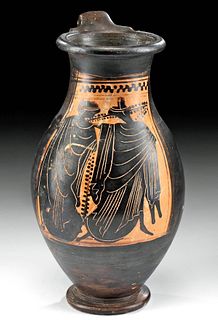 Greek Attic Pottery Olpe