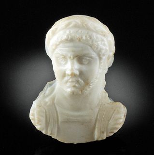 Roman Sardonyx Cameo Bust of Caracalla, ex-Christie's