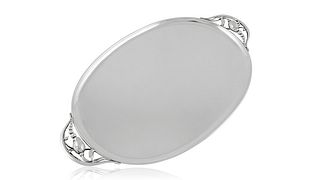 Very Early Georg Jensen Sterling Silver Blossom Tray #2I